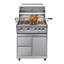 Cuisine modulaire KoolMore Outdoor Kitchen Series avec four à pizza double combustible, armoire d'angle, évier, barbecue 30 po et armoire en acier inoxydable (km-OKSKIT-CONFIG105)