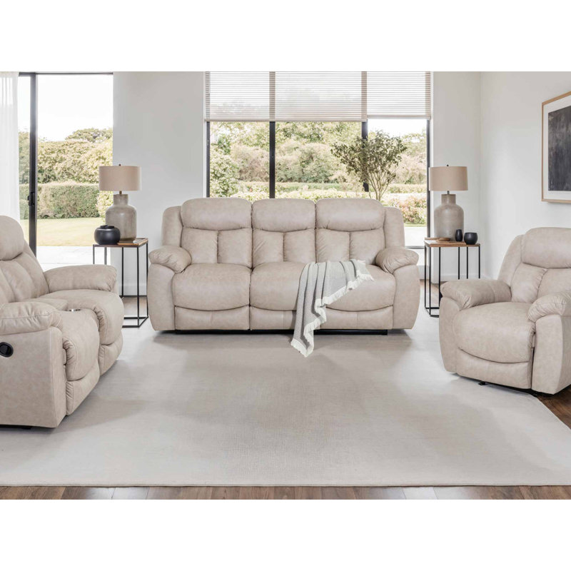 Carnegie Manual Rocker Recliner, Tan