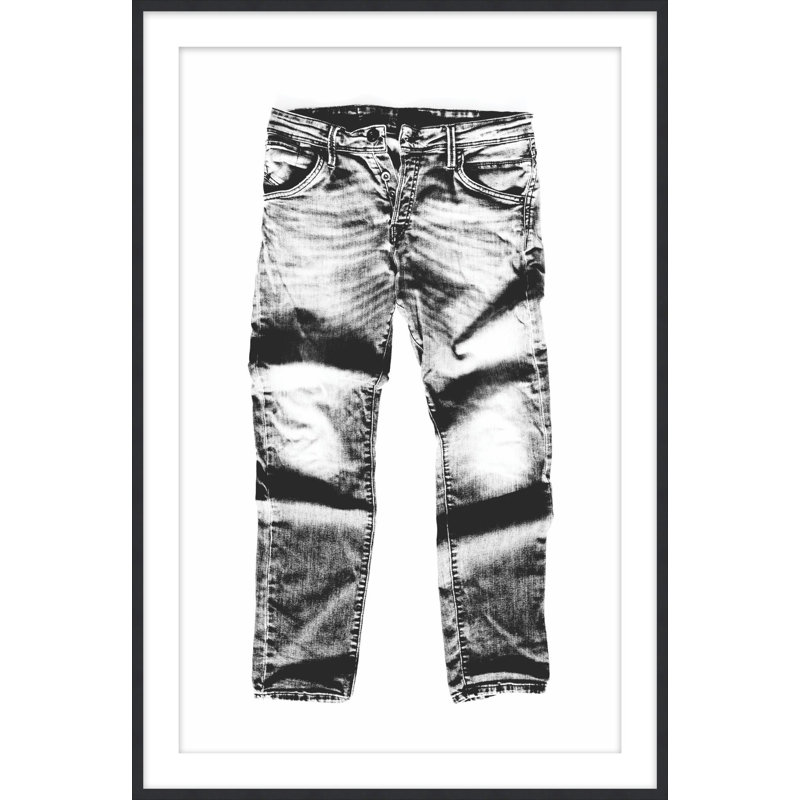 Live In Jeans 1 Print, 43.5" H x 29.5" W