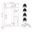 Tarmo 3 Door Wardrobe