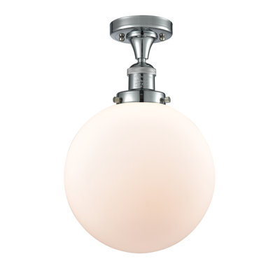 Clementina Glass Semi Flush Mount