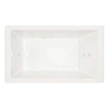 Sgnature Hardware Stka 60" X 30" Three Wall Alcove Acrylc Soakng