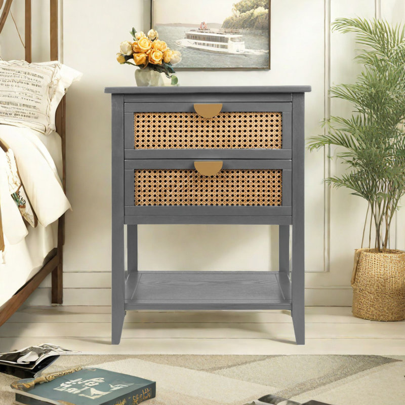 Table de chevet Adilkhan, Gris