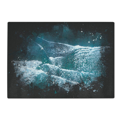 Tempered Glass San Francisco Beach Chopping Board