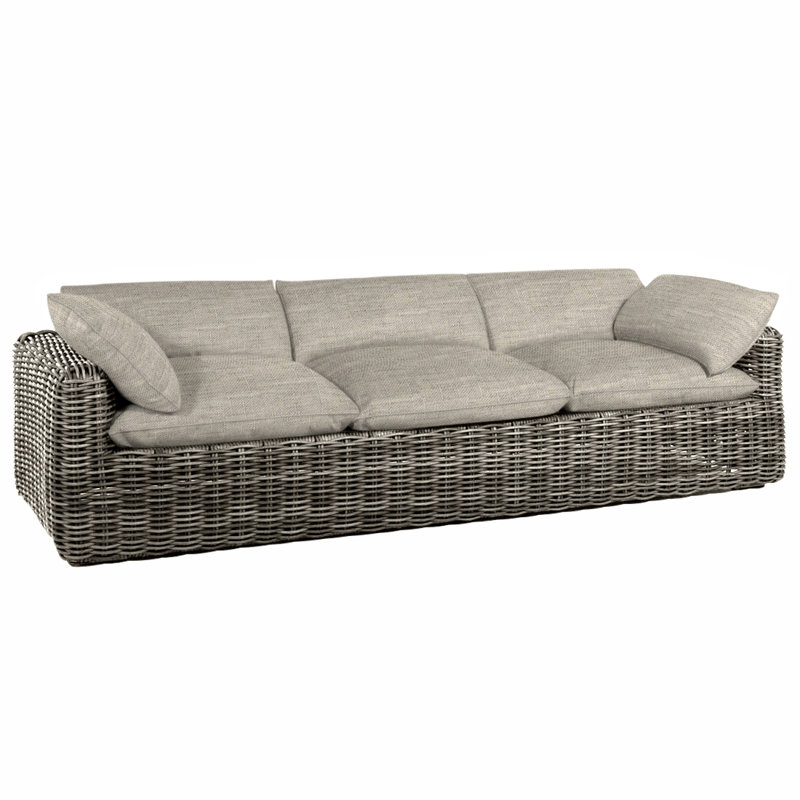 Canapé Montecito - Raphia, Lin Dove Sunbrella®, Welt, Raphia