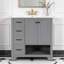 Meuble-lavabo 30 po avec comptoir en céramique, 2 tiroirs et tablette ouverte-1024770535
