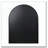 Metal Framed Arched Bathrrom Mirror for Wall-87111929