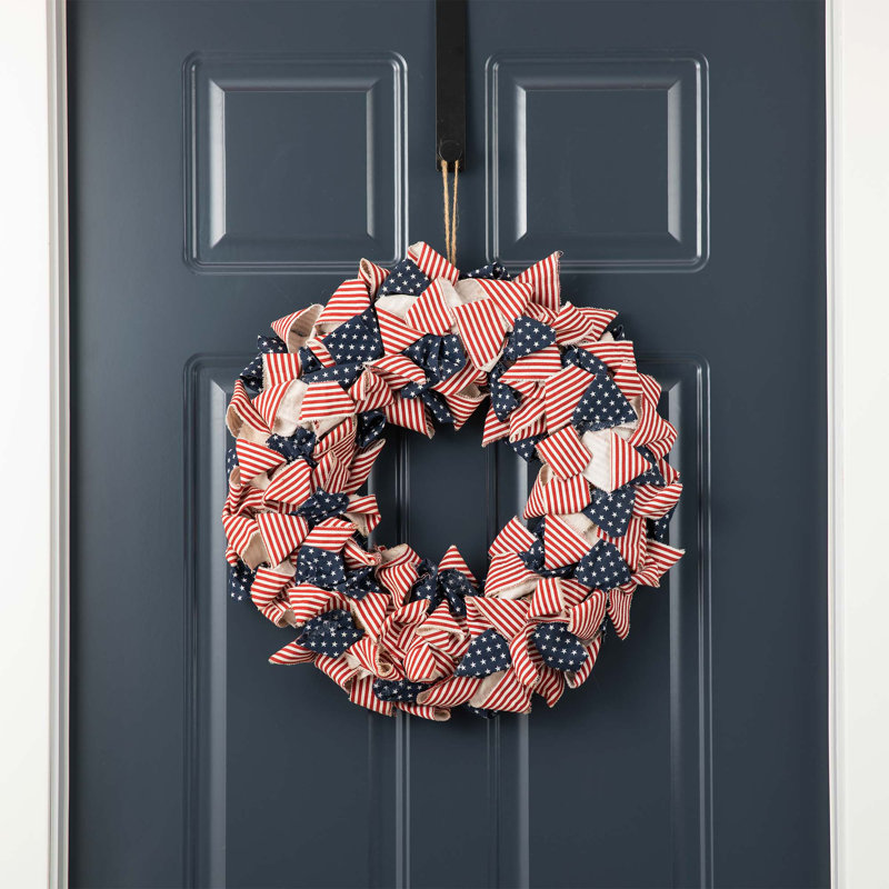 Couronne en polyester 18,89 po Patriotic and Stars