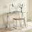 Sefield Glass Stainless Steel Writing Desk