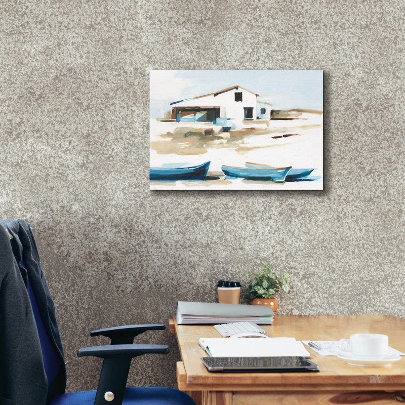 «Beach Outpost 2» par Ethan Harper, H 18 po x l 26 po x P 0,75 po