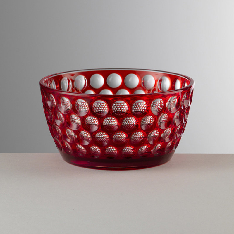 Lente Snack/Cereal Bowl, Red