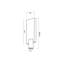 Genesis Aluminium Flush Mounted Sconce
