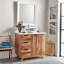 Topanga 36" Single Bathroom Vanity Base Only in Walnut
