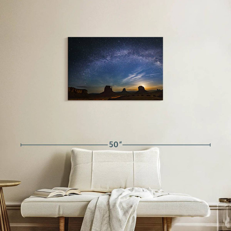 Oberle Monument Valley Milky Way Sunset, 20" H x 30" W