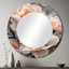 «Pink Sunlit Garden» - miroir de pivoines pour décoration murale - imprimé sur métal