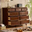 Buffet en bois de noyer massif-1976813591
