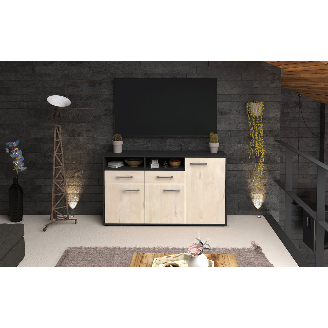 Editta Sideboard Front (136 x 79 x 35 cm), einschließlich Griffe