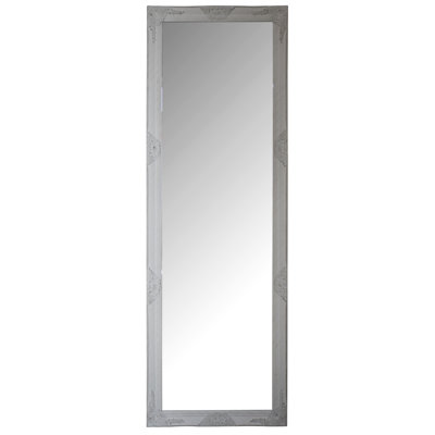 Lepore Wood Flat Wall Mirror