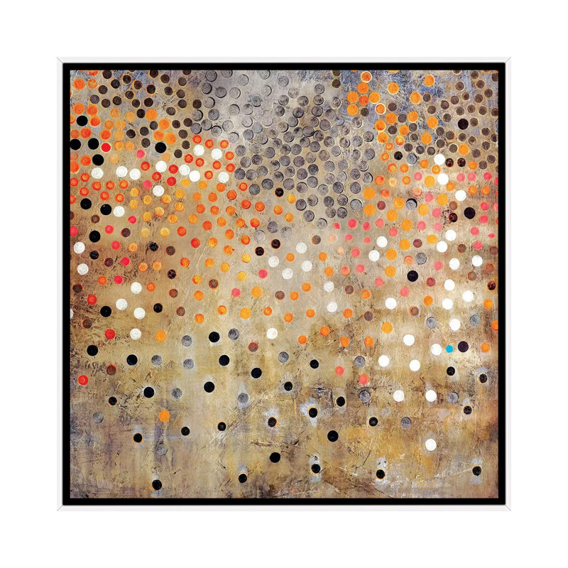 Caviar - Print on Canvas, White Framed, 45.72 cm H x 45.72 cm W