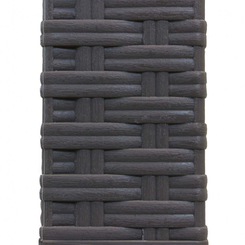 Kevyon Square Outdoor Dining Table - 80 cm W 80 cm D, Taupe Green