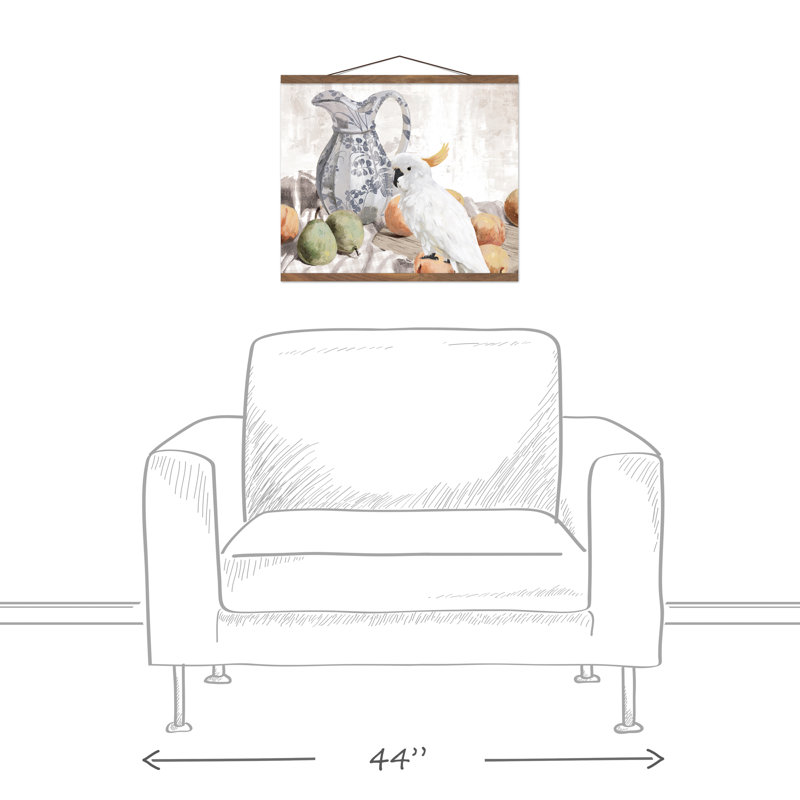 «Parrot Fruits Still Life», reproduction sur toile