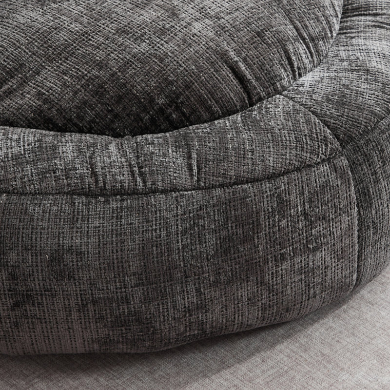 Plush Foam Filled Bean Bag Chair for Adults Comfortable and Stylish Chenille Cover Perfect for Relaxation and Home Decor