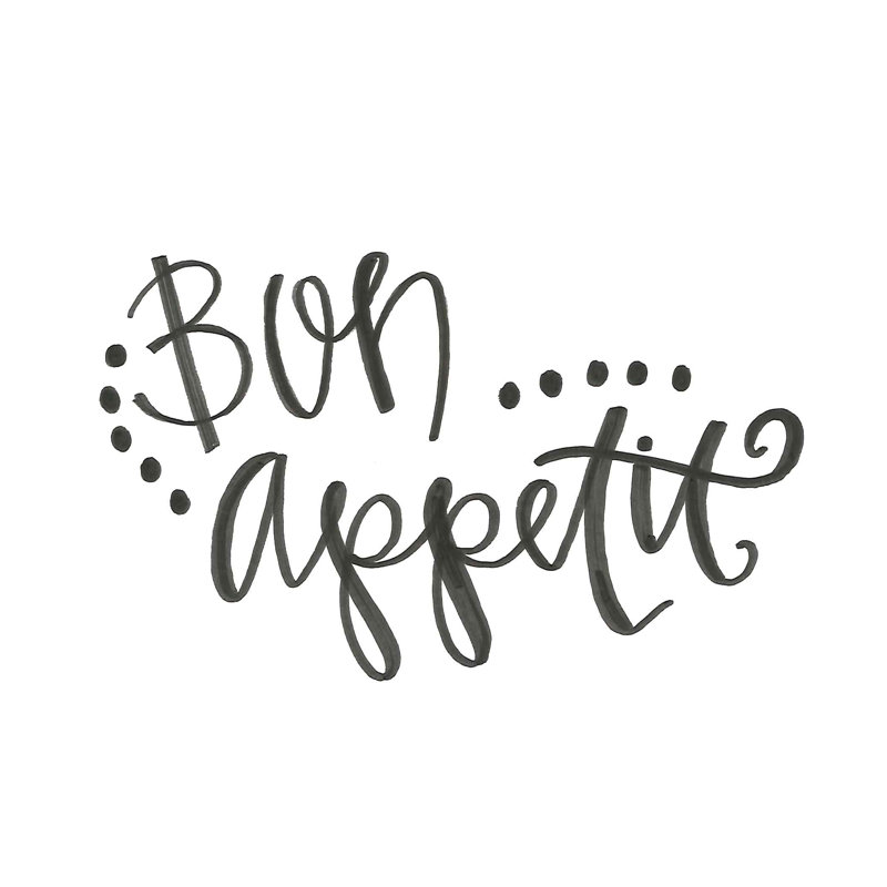 Bon Appetit - Wrapped Canvas Print, 81cm H x 122cm W x 3.8cm D