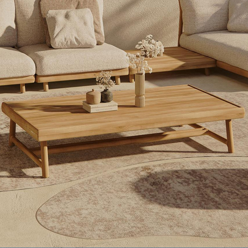 Volanda Rectangular Aluminum Outdoor Coffee Table