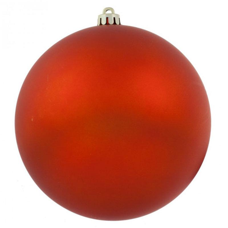 Bauble, 25cm H x 25cm W, Orange