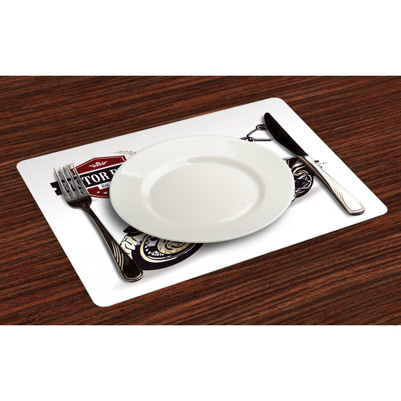 Joaquin Old Motorcycle Placemat