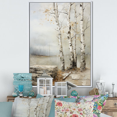 Rustic Birch Tree Charm - Tree Birch Wall Art