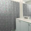 Rideau de douche simple à triangles à main classique Patricia Geoffrey-39224270-126132753