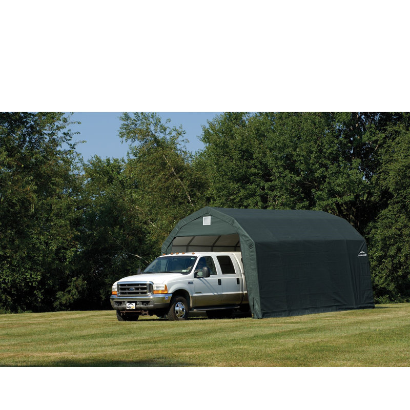 ShelterCoat Garage Barn STD, Green, 107.85" H x 142" W x 241.22" D