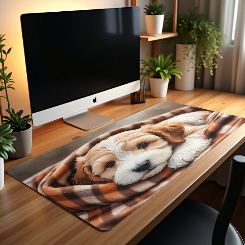 Polyester Desk Pad, 23.6x13.8