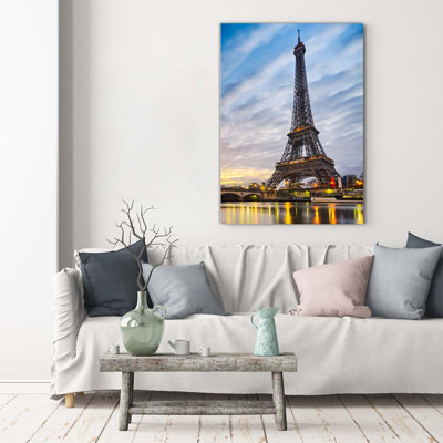 Eiffel Tower Paris - Wrapped Canvas Print