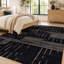 Tapis noir anti-dérapant Block Stripe-277571607