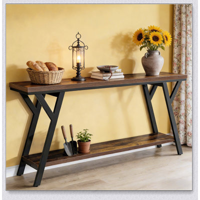 Couch Table,2-Tier Console Table,Sofa Table Couch