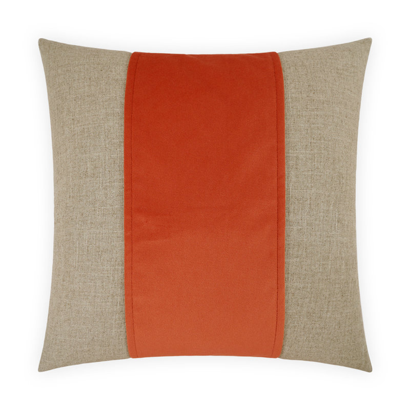 Jefferson Band Throw Pillow, Mango, Rectangle 14"H x 24"W
