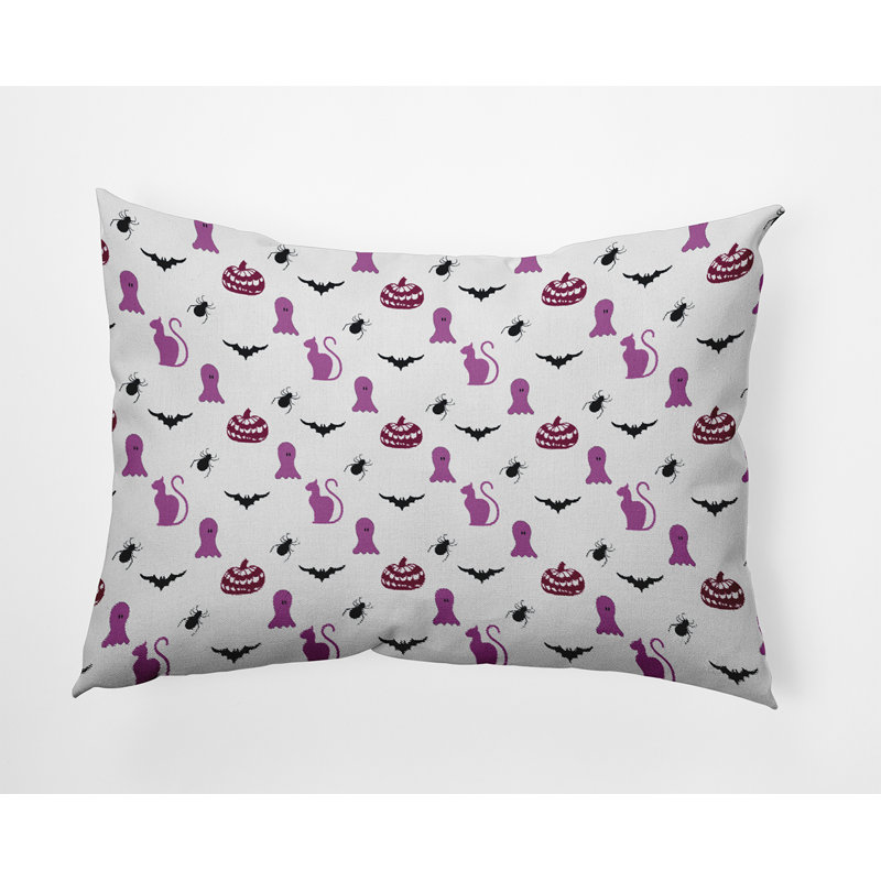 Outdoor Reversible Throw Pillow, Orchid