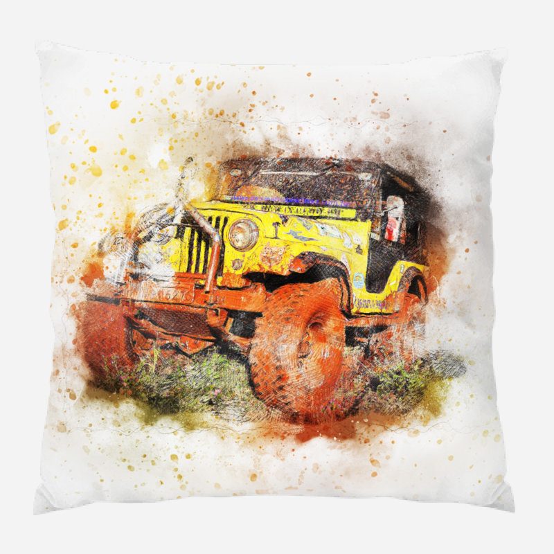  Coussin Car, Intérieur, Microsuède
