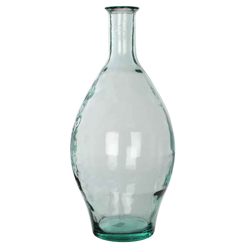 Akers Glass Floor Vase, Transparent, 60 cm H x 28 cm W x 28 cm D