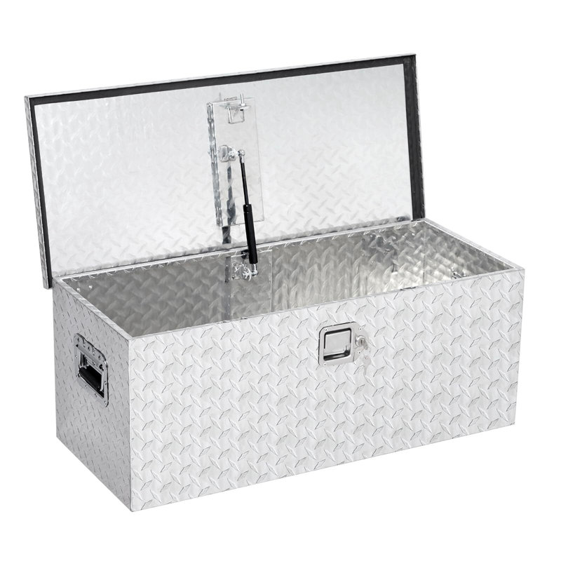 Boîte à outils Diamond Plate, Argent argent