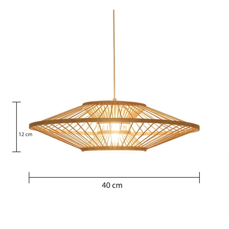 Alonda 1 - Light Natural Chandelier Pendant