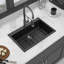 Évier de cuisine en quartz, évier de cuisine encastré en granite-118539043