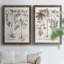 " Sepia Besler Botanicals V " 2 - Pieces Painting Print