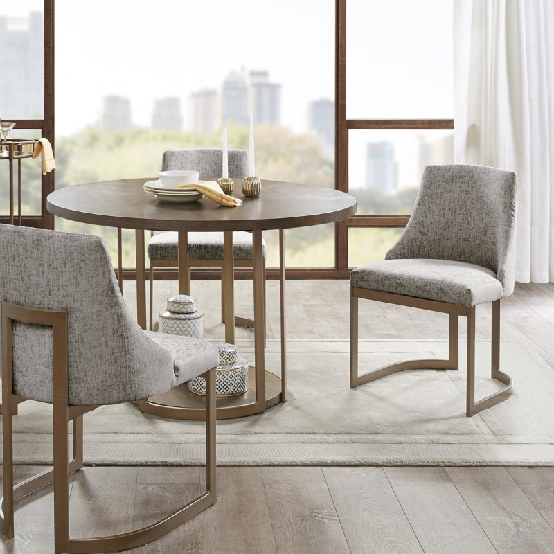 Bryce Upholstered Dining Chair (Set of 2), Gray