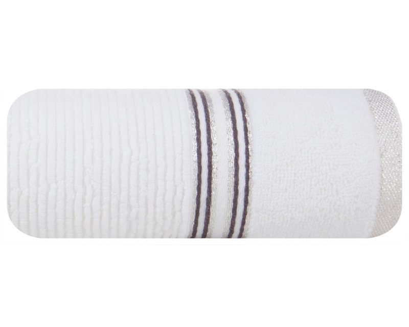 Kolene Midweight Jacquard Hand Towel, White