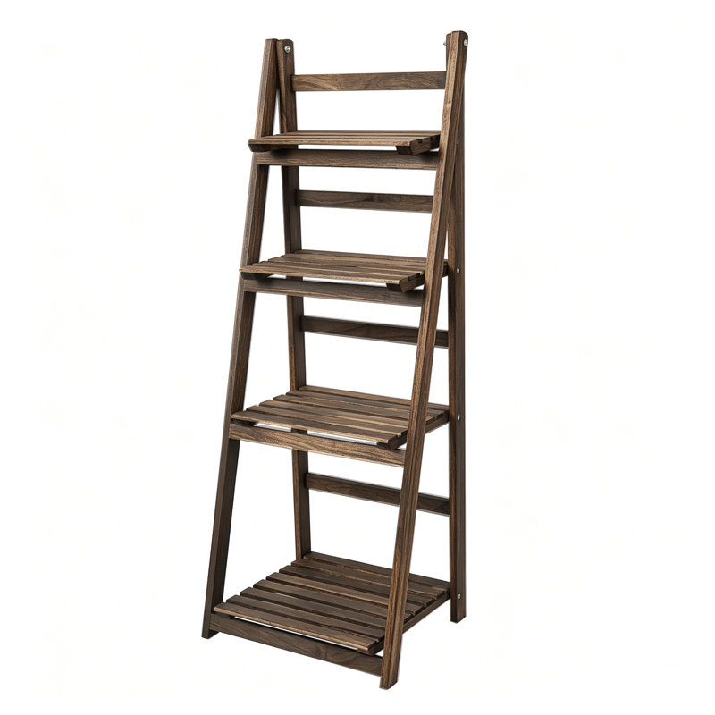 Minner 110cm H x 41cm W Ladder Bookcase