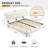 Modern King Beds, Chenille Cloud Headboard, Wood Metal Frame for Home-743458705-743458706