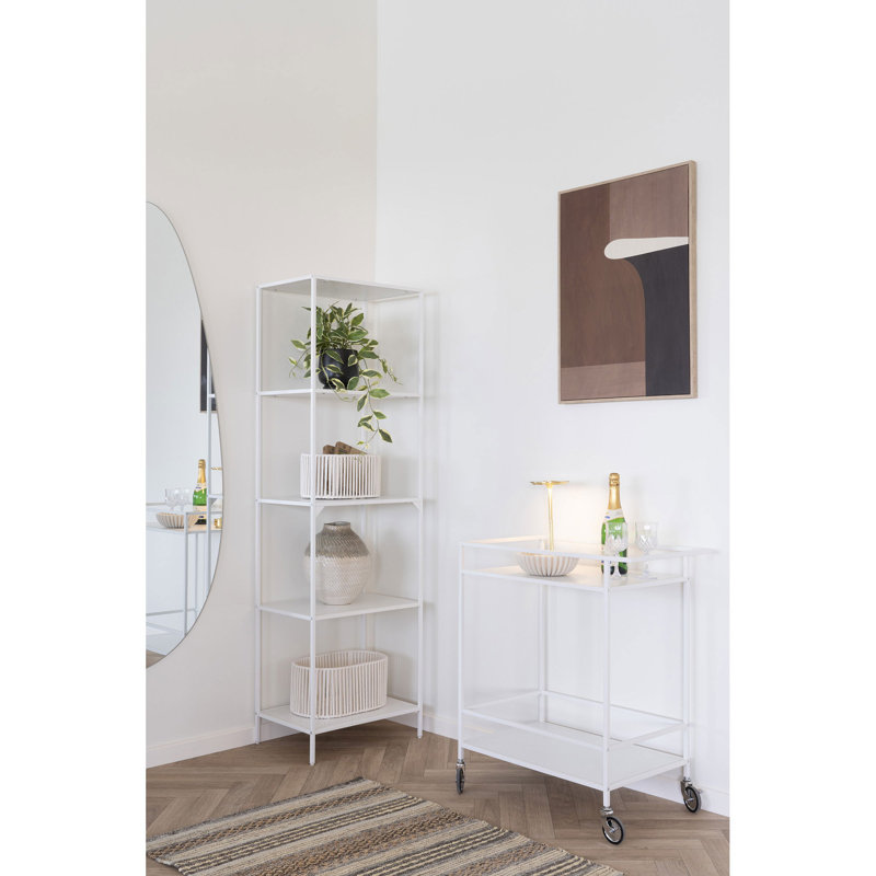 Artique Steel, Particle Board, Melamine Foil Bar Cart
